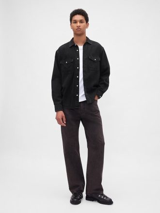 Camisa relajada de mezclilla ultra suave Camisa relajada de mezclilla ultra suave