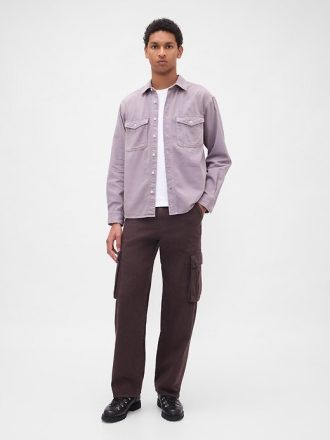Camisa relajada de mezclilla ultra suave Camisa relajada de mezclilla ultra suave