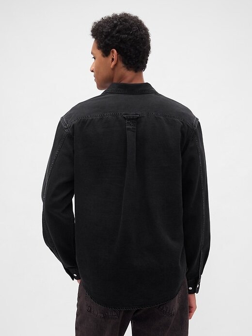 Camisa relajada de mezclilla ultra suave Camisa relajada de mezclilla ultra suave