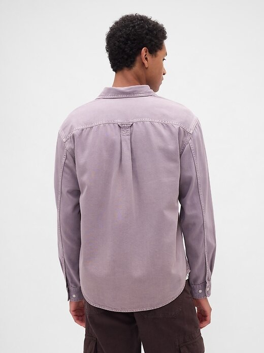 Camisa relajada de mezclilla ultra suave Camisa relajada de mezclilla ultra suave