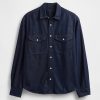 Camisa relajada de mezclilla ultra suave Camisa relajada de mezclilla ultra suave