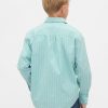 Camisa relajada de popelina de algodón orgánico para niños Camisa relajada de popelina de algodón orgánico para niños
