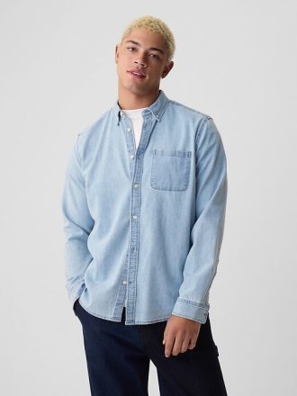 Camisa vaquera con bolsillo