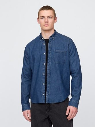 Camisa vaquera con bolsillo