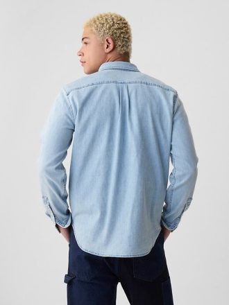 Camisa vaquera con bolsillo