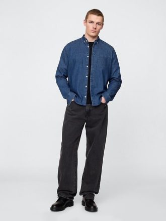 Camisa vaquera con bolsillo