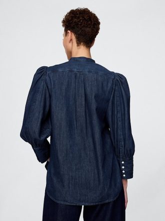 Camisa vaquera con mangas abullonadas Gap × HFR de N’gai