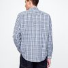 Camisa vaquera de popelina de algodón orgánico Camisa vaquera de popelina de algodón orgánico