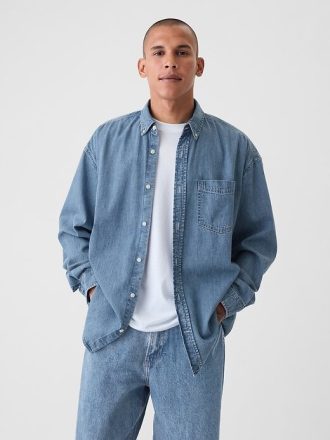 Camisa vaquera grande