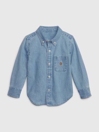 Camisa vaquera para bebés y niños pequeños