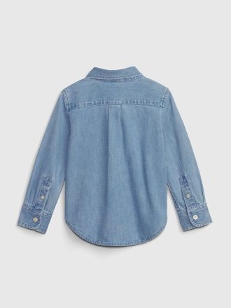 Camisa vaquera para bebés y niños pequeños
