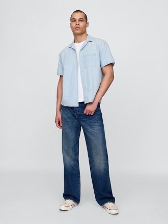 Camisa vaquera relajada