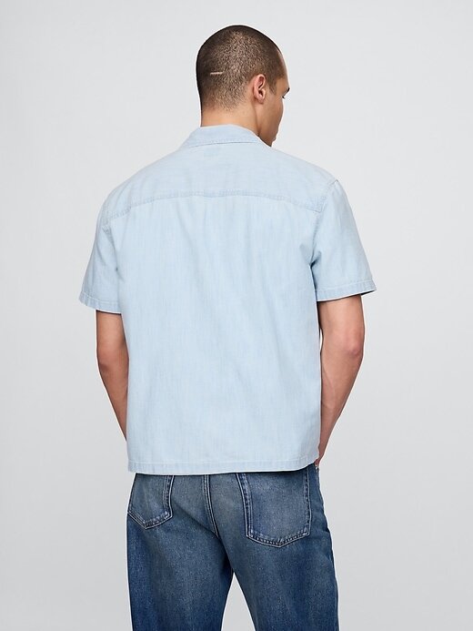 Camisa vaquera relajada Camisa vaquera relajada