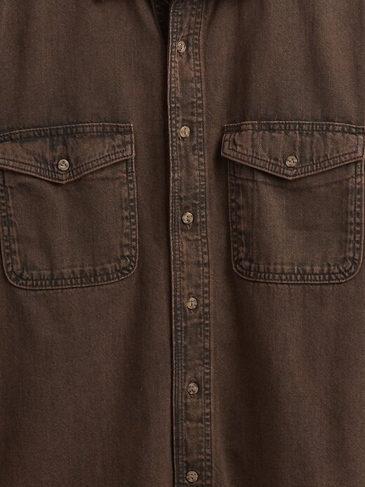Camisa vaquera relajada Camisa vaquera relajada
