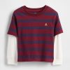Camiseta 2 en 1 de peso pesado para bebé y niño pequeño Camiseta 2 en 1 de peso pesado para bebé y niño pequeño