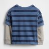 Camiseta 2 en 1 de peso pesado para bebé y niño pequeño Camiseta 2 en 1 de peso pesado para bebé y niño pequeño
