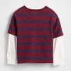 Camiseta 2 en 1 de peso pesado para bebé y niño pequeño Camiseta 2 en 1 de peso pesado para bebé y niño pequeño