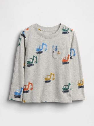 Camiseta con bolsillo para bebé y niño pequeño Mix & Match