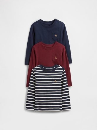 Camiseta con bolsillo para bebé y niño pequeño Mix & Match
