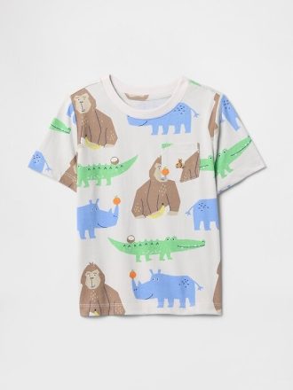 Camiseta con bolsillo para bebé y niño pequeño Mix & Match