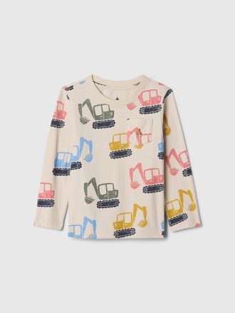 Camiseta con bolsillo para bebé y niño pequeño Mix & Match