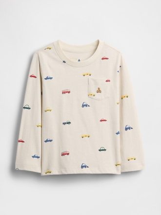 Camiseta con bolsillo para bebé y niño pequeño Mix & Match