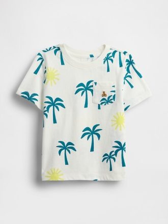 Camiseta con bolsillo para bebé y niño pequeño Mix & Match