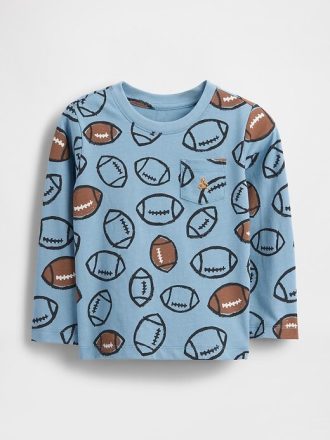Camiseta con bolsillo para bebé y niño pequeño Mix & Match