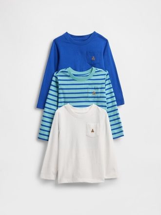 Camiseta con bolsillo para bebé y niño pequeño Mix & Match