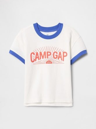 Camiseta con cuello redondo de Camp Gap para bebés y niños pequeños