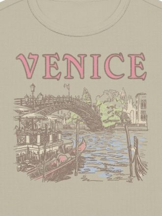Camiseta con estampado de Venecia para bebé