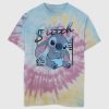 Camiseta con estampado tie-dye de Lilo y Stitch para niños
