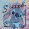 Camiseta con estampado tie-dye de Lilo y Stitch para niños
