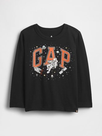Camiseta con logotipo gráfico para bebés y niños pequeños Mix & Match