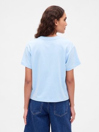 Camiseta con logotipo relajado