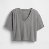 Camiseta corta con cuello en V GapFit Breathe