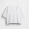 Camiseta corta con cuello en V GapFit Breathe