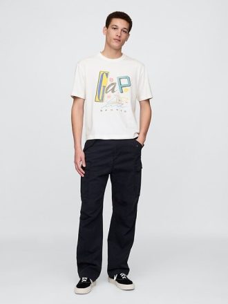 Camiseta corta con el logotipo de Gap