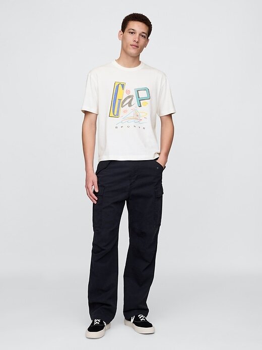 Camiseta corta con el logotipo de Gap Camiseta corta con el logotipo de Gap