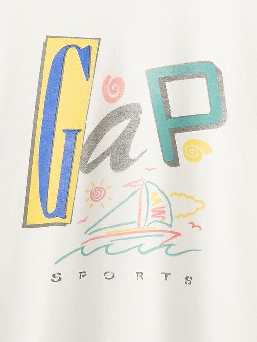 Camiseta corta con el logotipo de Gap Camiseta corta con el logotipo de Gap