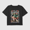 Camiseta corta con gráfico cuadrado “La vida es deliciosa” para niños Camiseta corta con gráfico cuadrado “La vida es deliciosa” para niños