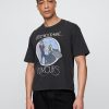 Camiseta corta con gráfico de Fleetwood Mac de peso pesado Camiseta corta con gráfico de Fleetwood Mac de peso pesado
