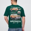 Camiseta corta con gráfico de Ford de peso pesado Camiseta corta con gráfico de Ford de peso pesado