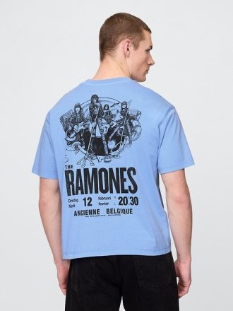 Camiseta corta con gráfico de Heavyweight Ramones