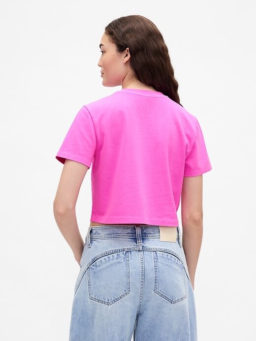 Camiseta corta con gráfico VintageSoft de algodón orgánico × BÉIS de Gap