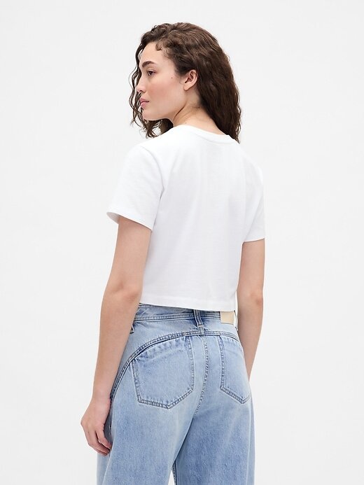 Camiseta corta con gráfico VintageSoft de algodón orgánico × BÉIS de Gap
