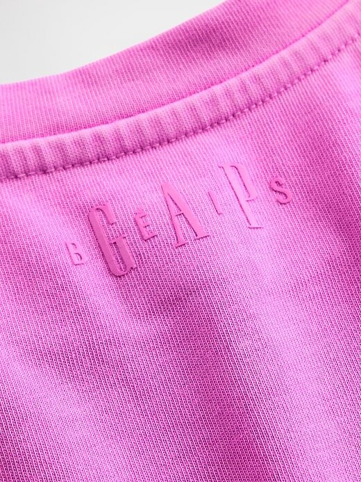 Camiseta corta con gráfico VintageSoft de algodón orgánico × BÉIS de Gap