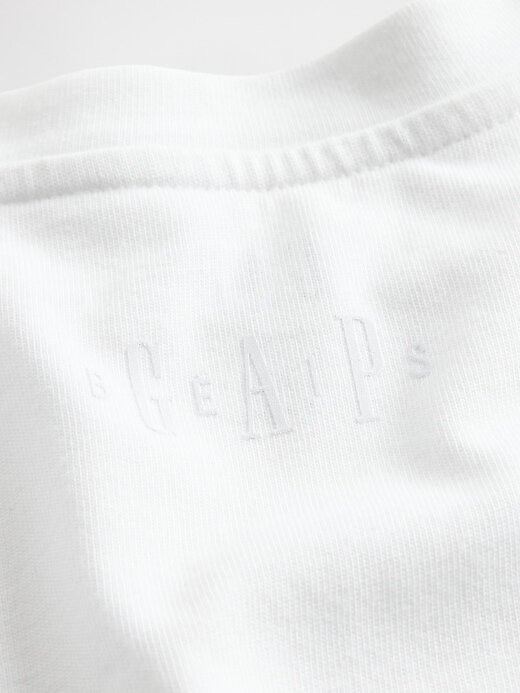 Camiseta corta con gráfico VintageSoft de algodón orgánico × BÉIS de Gap