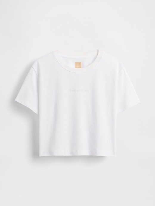 Camiseta corta con gráfico VintageSoft de algodón orgánico × BÉIS de Gap