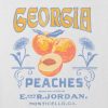 Camiseta corta cuadrada con gráfico de Georgia Peaches para niños Camiseta corta cuadrada con gráfico de Georgia Peaches para niños